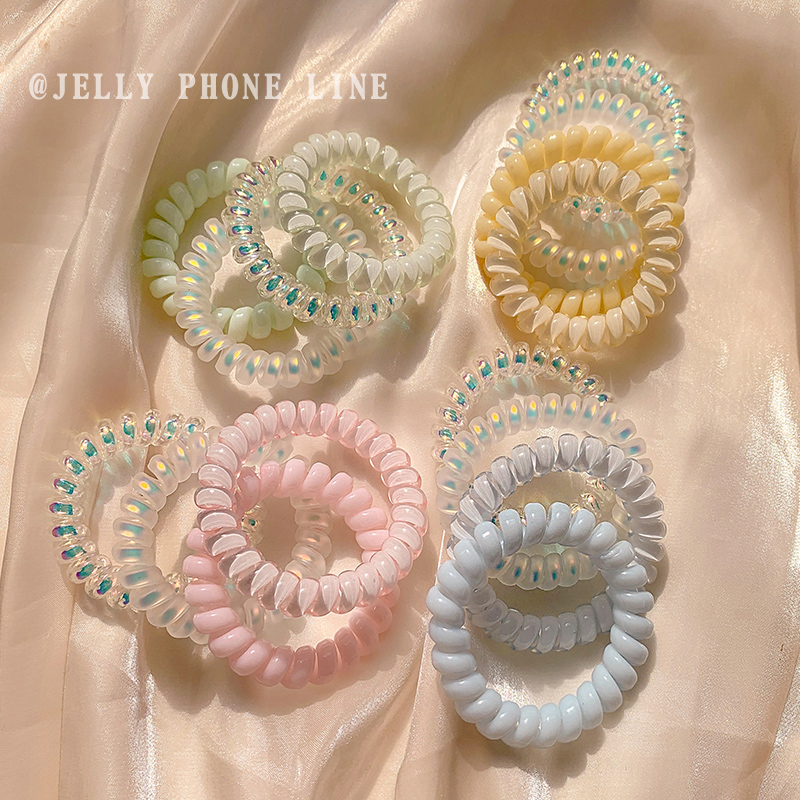 Bộ 4 Dây Cột Tóc Cao Su Co Giãn Thời Trang Mùa Hè 2023