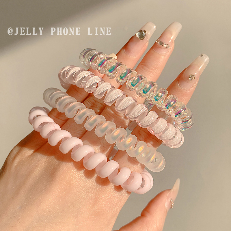 Bộ 4 Dây Cột Tóc Cao Su Co Giãn Thời Trang Mùa Hè 2023