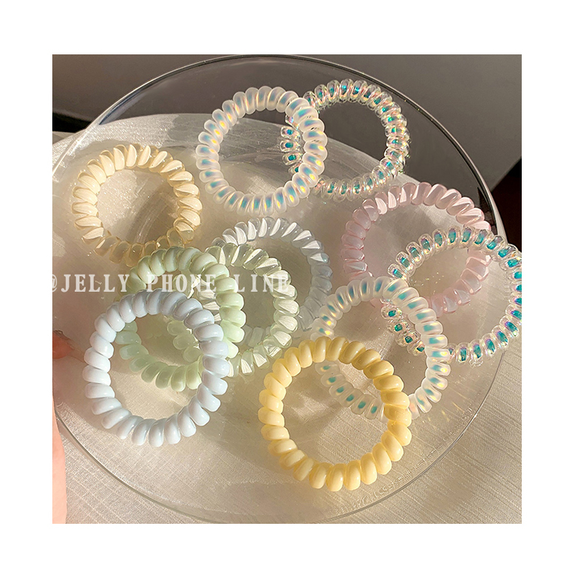 Bộ 4 Dây Cột Tóc Cao Su Co Giãn Thời Trang Mùa Hè 2023