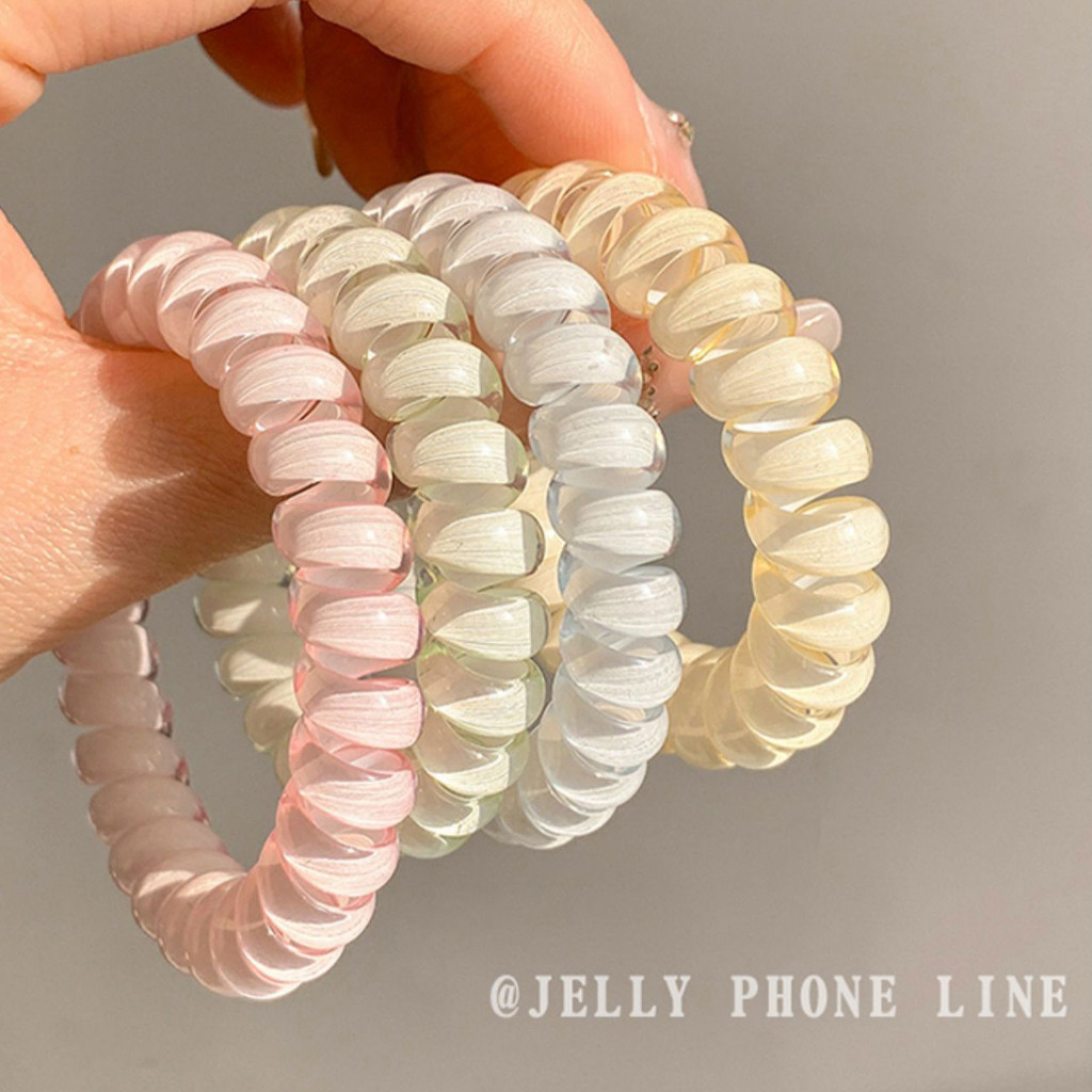 Bộ 4 Dây Cột Tóc Cao Su Co Giãn Thời Trang Mùa Hè 2023