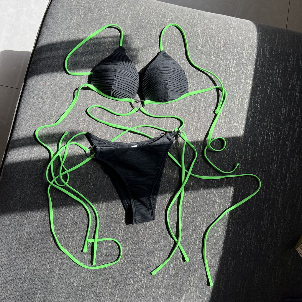 Bộ Đồ Bơi Bikini Có Đệm Ngực Màu Sắc Mơ Mộng H564