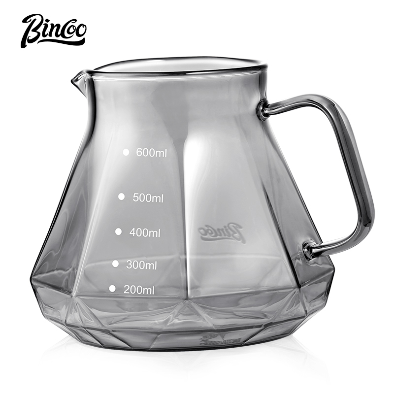 Bincoo Bình Pha Cà Phê Bằng Thủy Tinh Chịu Nhiệt Độ Cao 400ml / 600ml