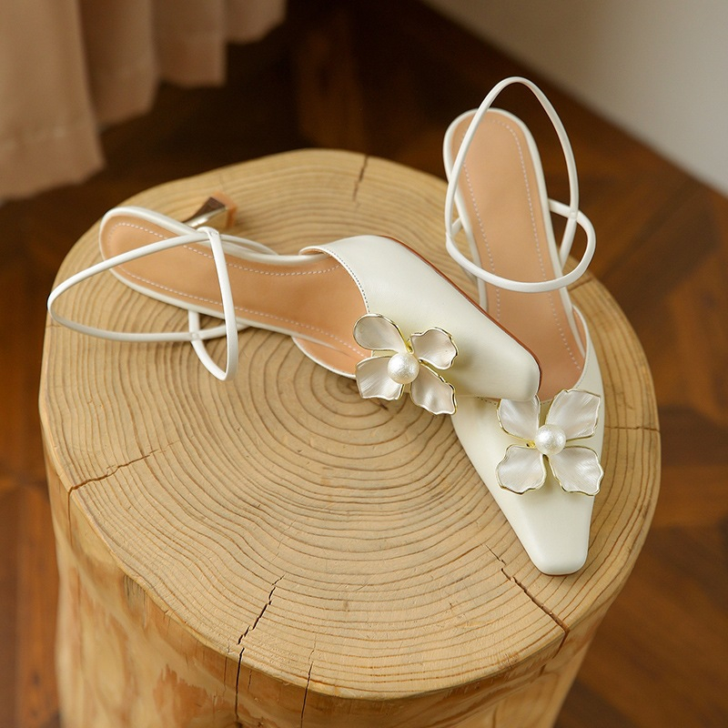 Sandal Cao Gót Mũi Nhọn Thiết Kế Mới Thời Trang Dành Cho Nữ