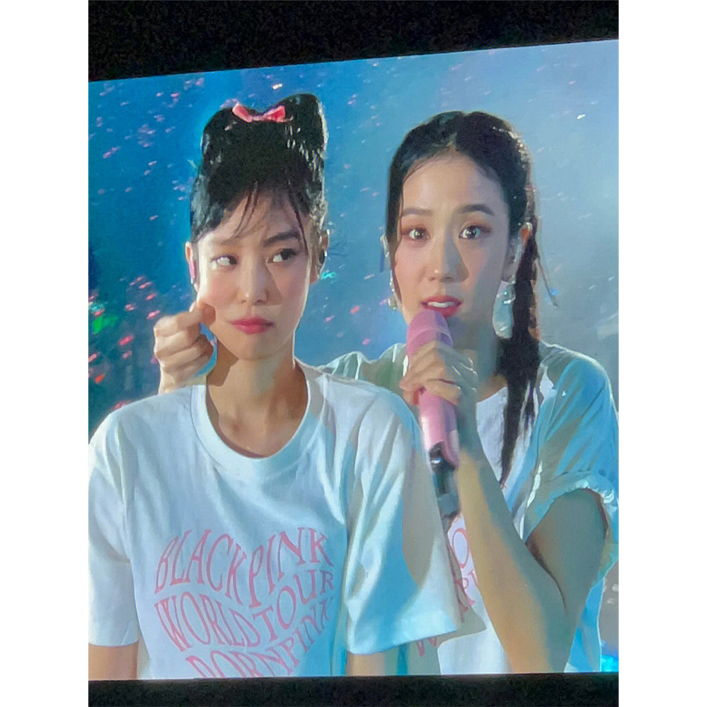 Áo Thun crop Top Cotton Cổ Tròn In Chữ Blackpink - Rose Lisa Jisoo Jennie Thời Trang Mùa Hè Dành Cho Nữ