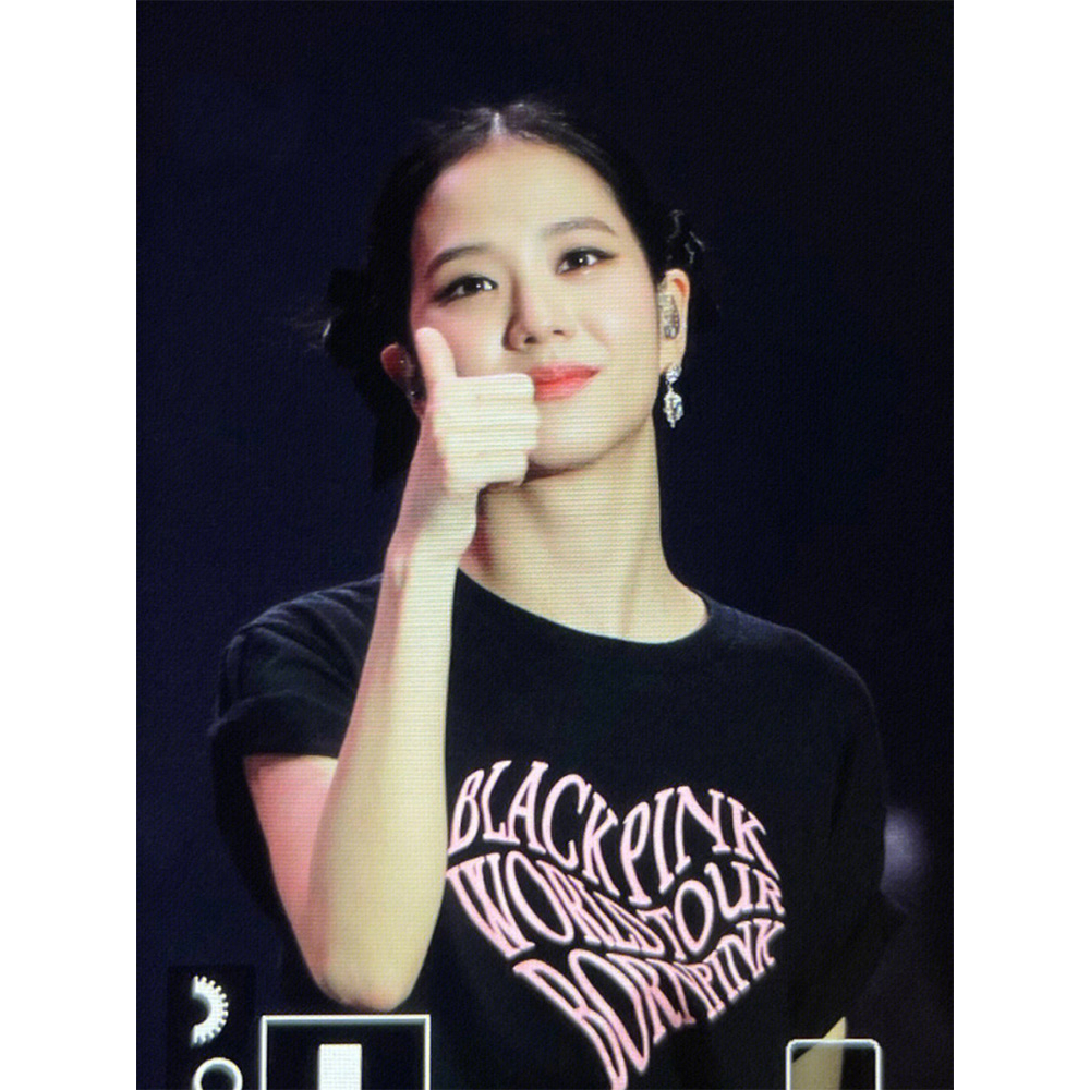 Áo Thun crop Top Cotton Cổ Tròn In Chữ Blackpink - Rose Lisa Jisoo Jennie Thời Trang Mùa Hè Dành Cho Nữ