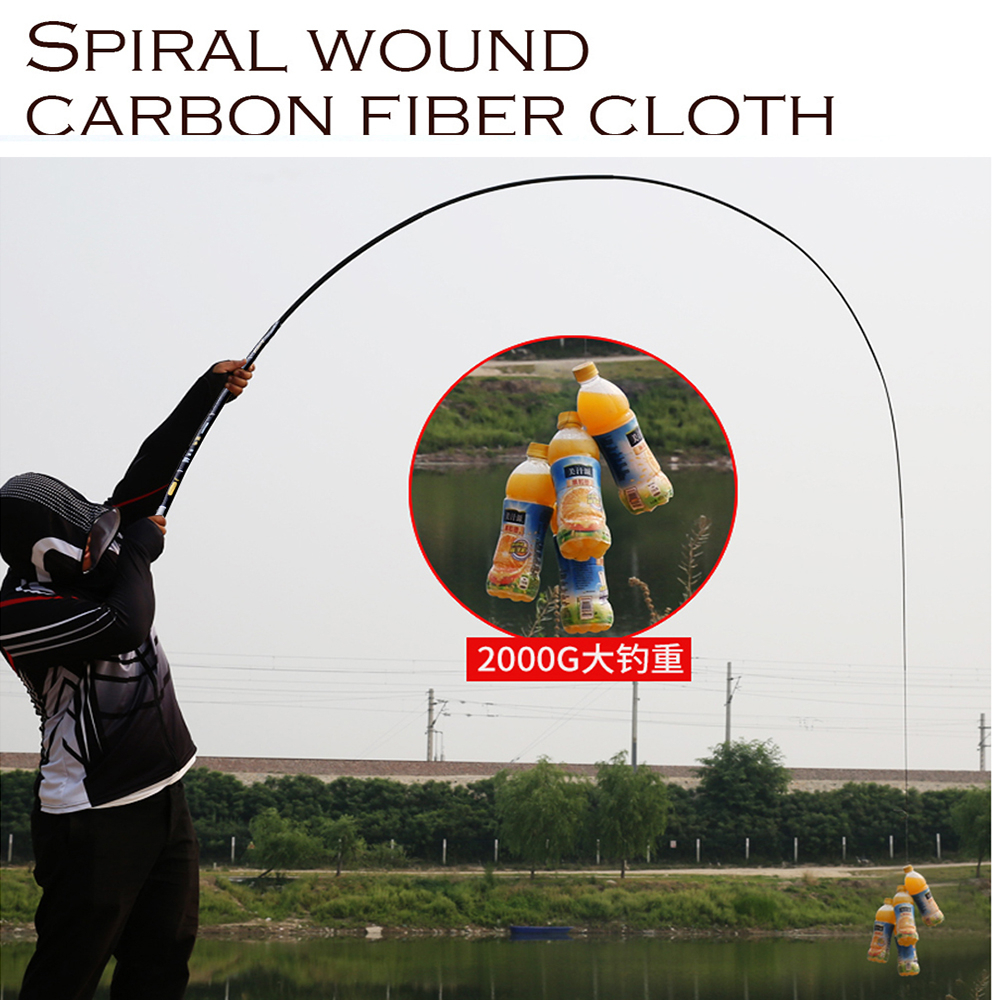 Ghotda Cần Câu Tay Carbon Seiko 3m6 4m5 5m4 6m3 7m2