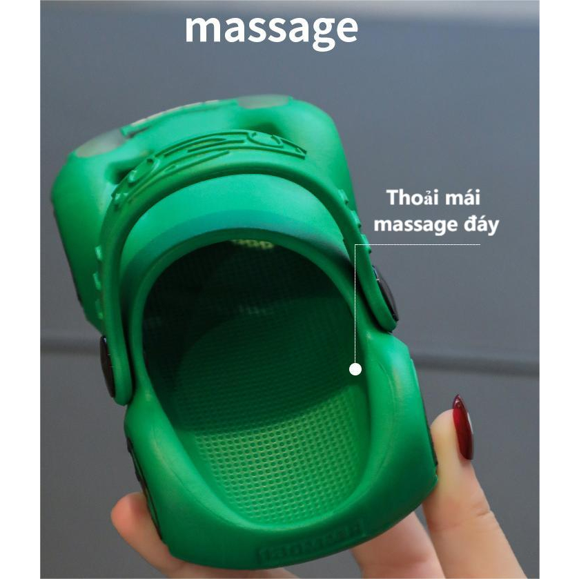 🔥Shiny sandals Không thấm nước chống trượt ánh sáng ban đêm dẫn dép trẻ em phát sáng 40W lần