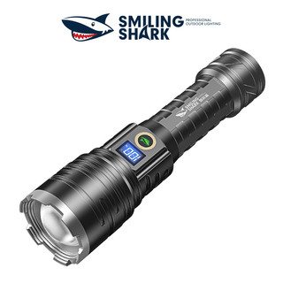 Smiling Shark SD5500 Đèn pin siêu sáng LED M80 10000 Lumen 26650 USB Sạc Zoom ngoài trời khẩn cấp cắm trại ánh câu cá
