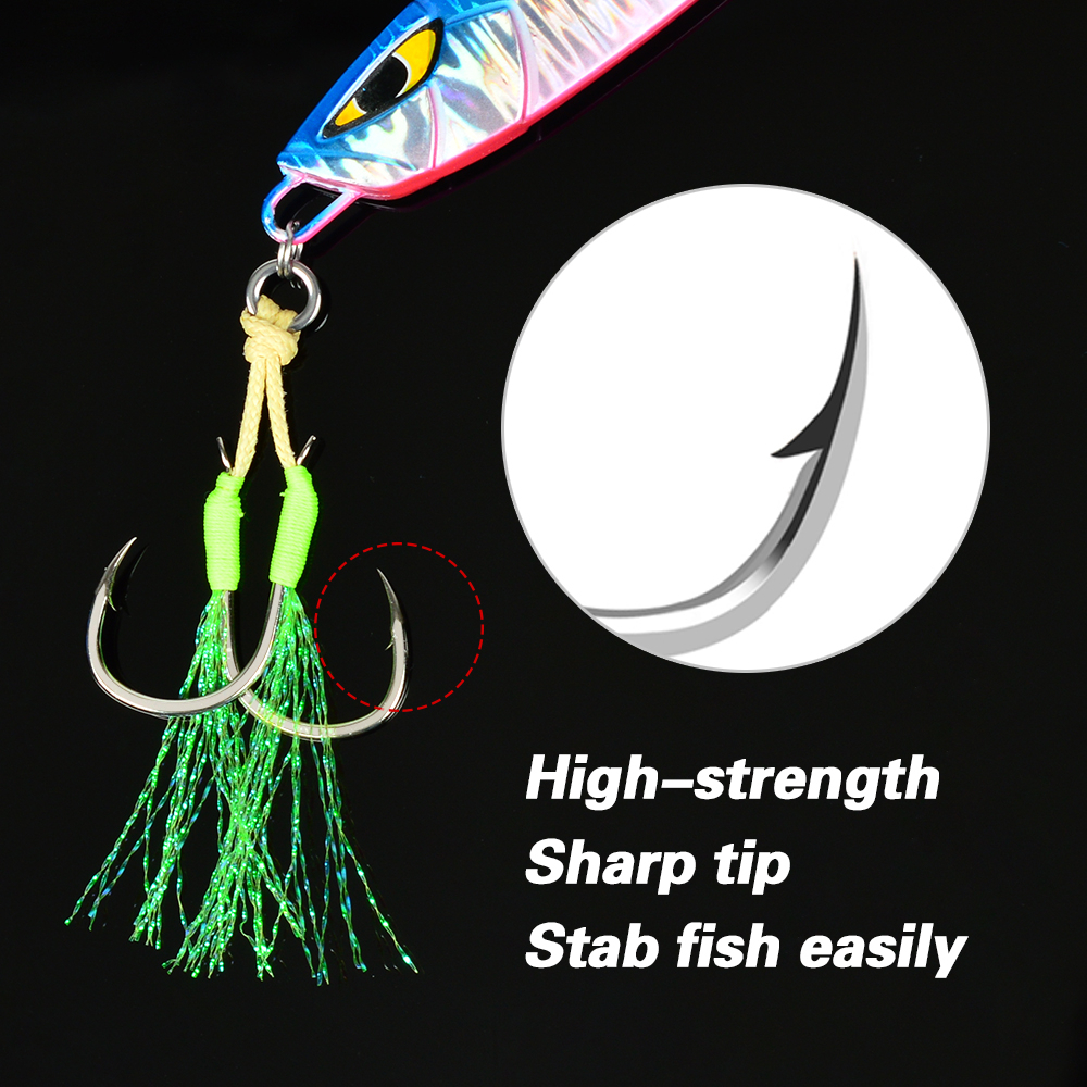 Mồi Câu Cá Giả 30g 40g 60g 80g 100g Bằng Kim Loại Cứng Cáp