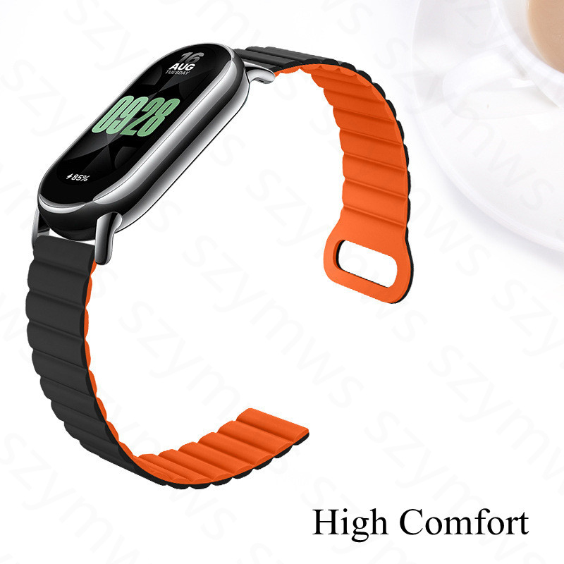 Dây Đeo Thay Thế Chất Liệu TPU Silicon Màu Trơn Cho Xiaomi Mi Band 8 Xiaomi Mi Band 8 8