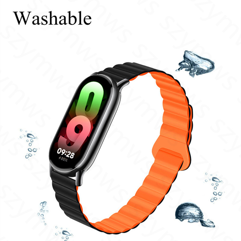 Dây Đeo Thay Thế Chất Liệu TPU Silicon Màu Trơn Cho Xiaomi Mi Band 8 Xiaomi Mi Band 8 8