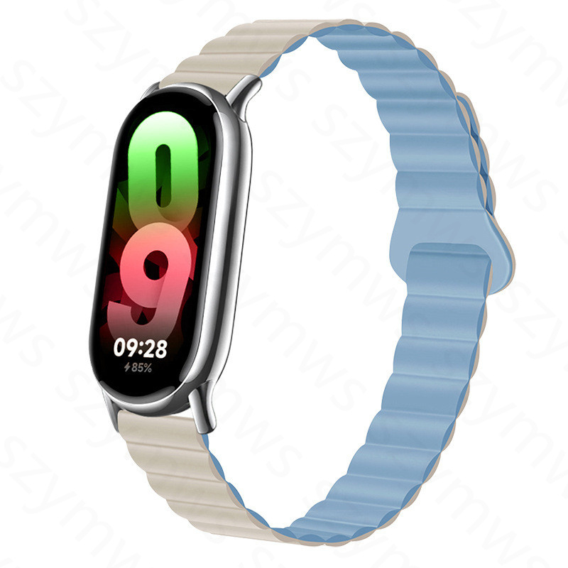 Dây Đeo Thay Thế Chất Liệu TPU Silicon Màu Trơn Cho Xiaomi Mi Band 8 Xiaomi Mi Band 8 8