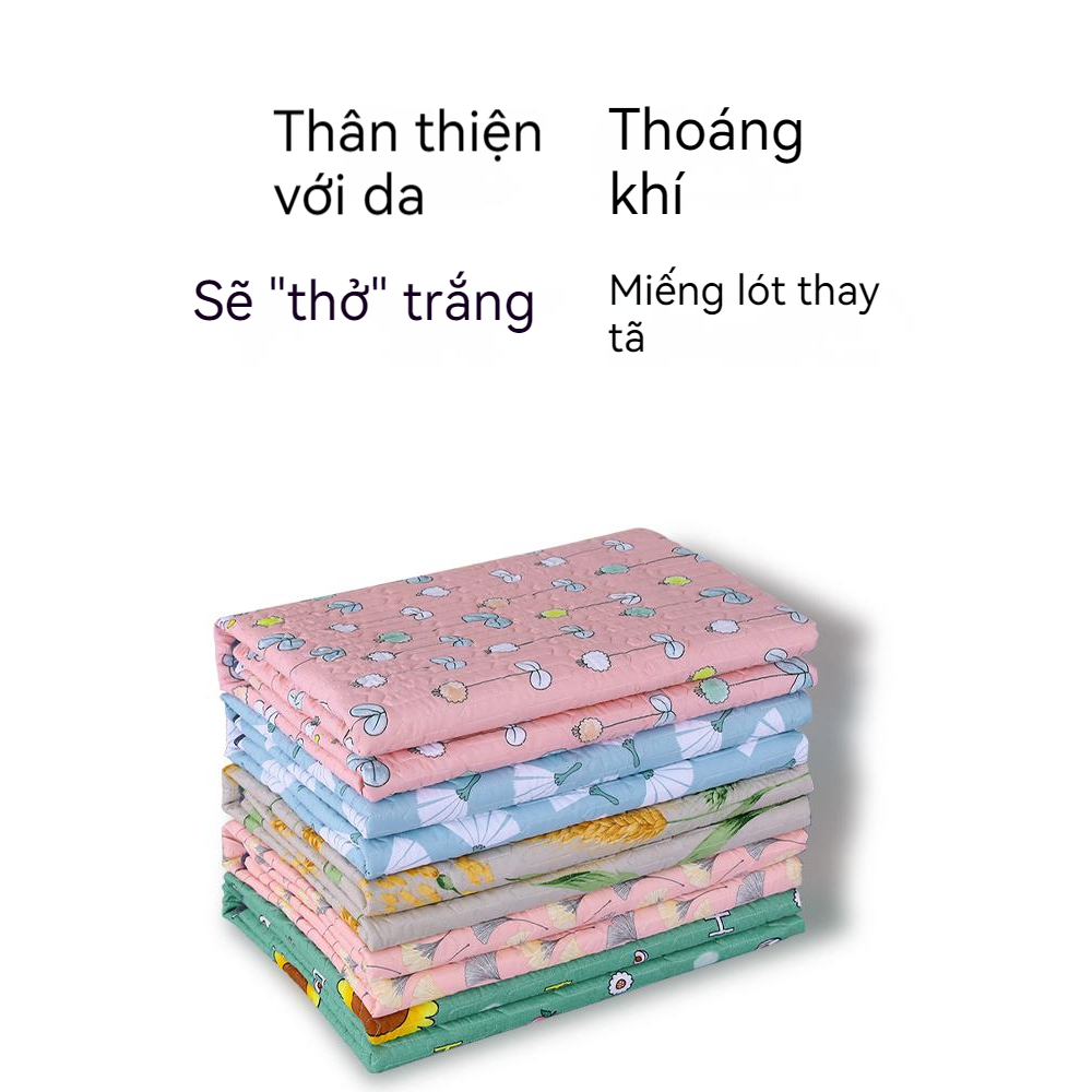 Chất lượng chống thấm nước em bé pad 5 lớp bông an toàn không có da kích thích không khí thoải mái, thích hợp cho trẻ sơ sinh và người già