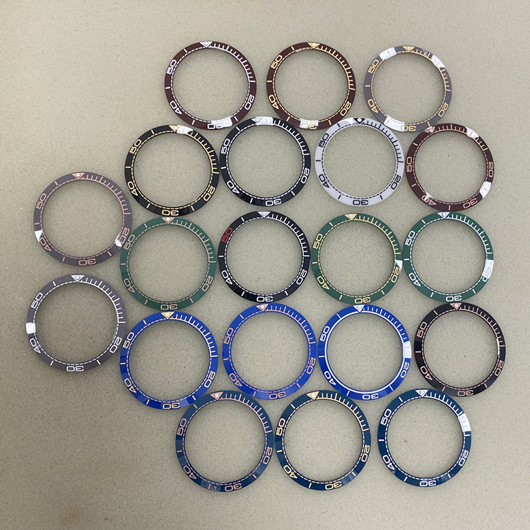 Ốp Bảo Vệ Mặt Đồng Hồ Kỹ Thuật Số Đường Kính Trong 38mm 30.5mm Bằng Sứ Cho SUB 40mm