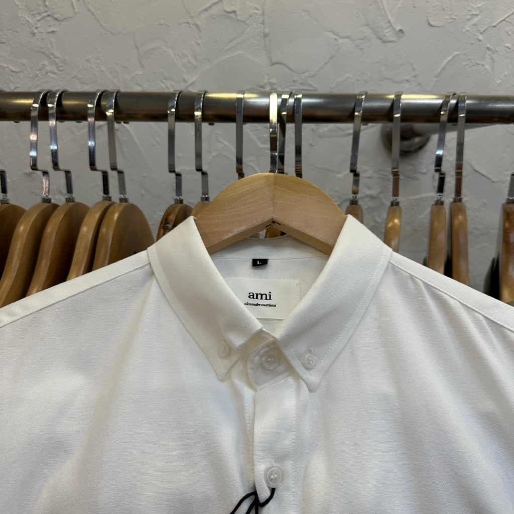 Áo Sơ Mi Tay Dài Vải Oxford Thêu Hình Trái Tim Thời Trang Cho Cặp Đôi