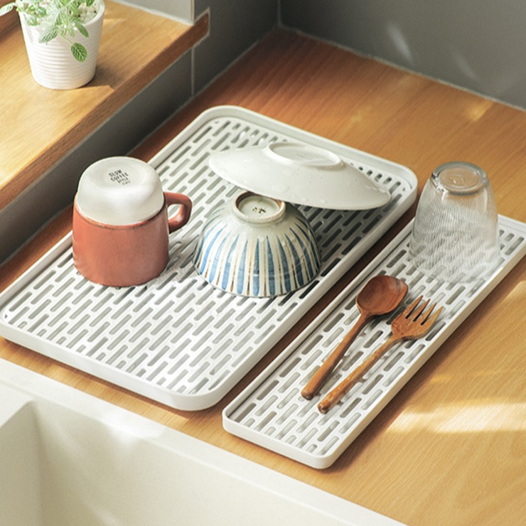 Mauno Cống Ban Thoát Nước Drainboard Điện Giá Đỡ Bát Đĩa Bằng Nhựa Cho Nhà Bếp Gia Đình