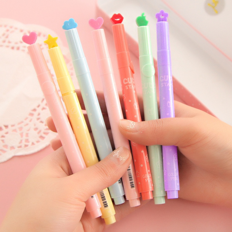 Bút đánh dấu cute trang trí sổ nhiều mẫu dễ thương