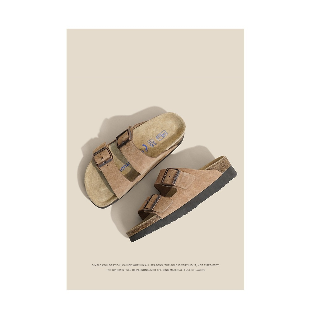 Dép Sandal Birkenstock Đế Dày Phong Cách Retro Mùa Hè 2023 Mới