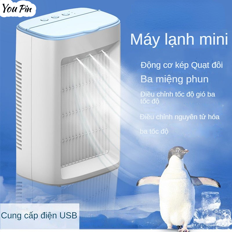 Ready to ship! YouPin Mist Air Cooler Desktop Mini Air Conditioner Humidifier Three Speed Recirculating Air