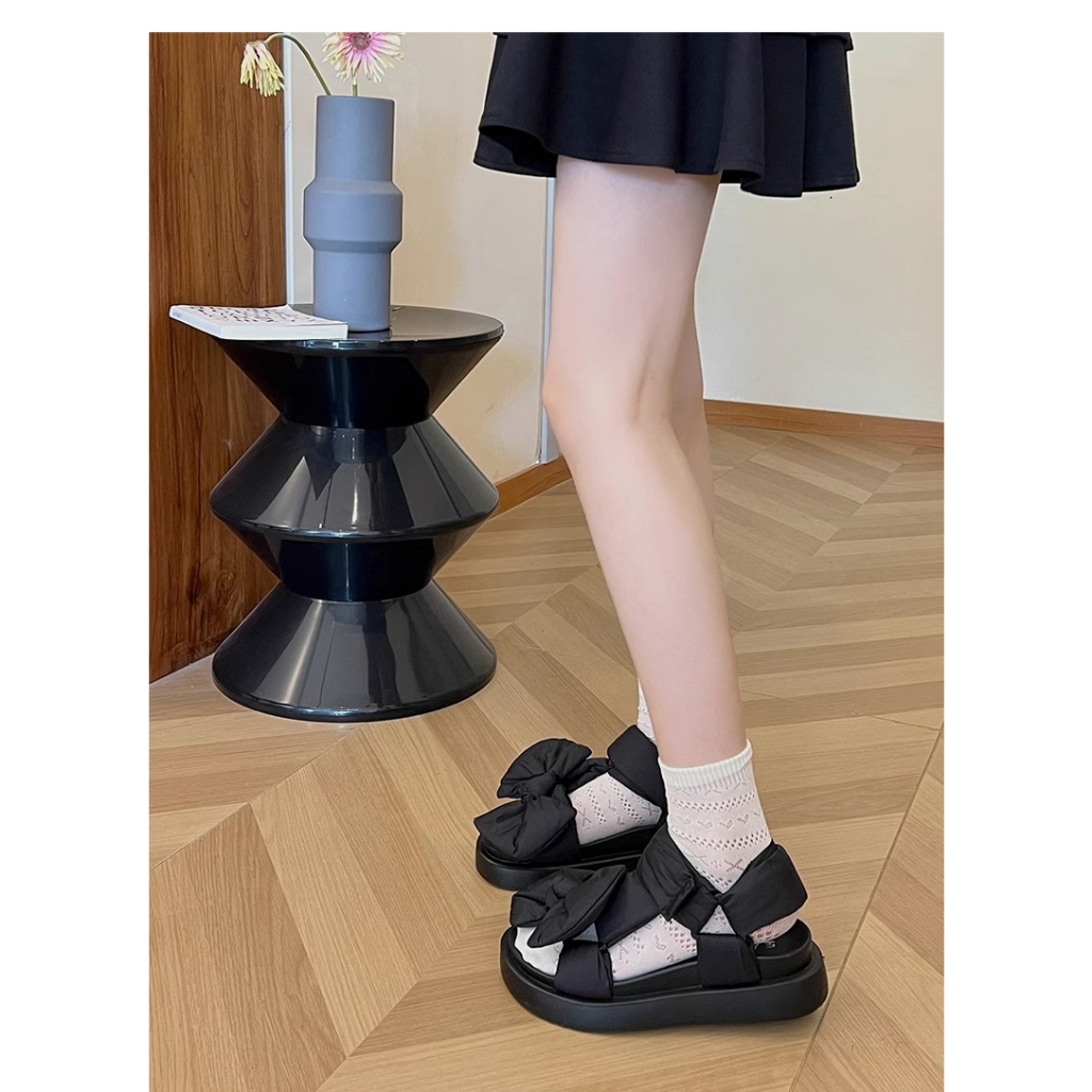 Giày Sandal Đế Dày Thời Trang Mùa Hè 2023 Phong Cách Roman Mới Cho Nữ