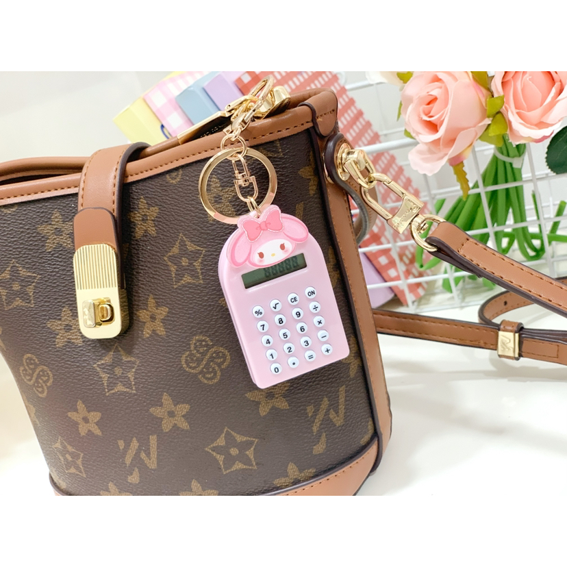 Máy Tính Mini Kèm Móc Khóa Dễ Thương