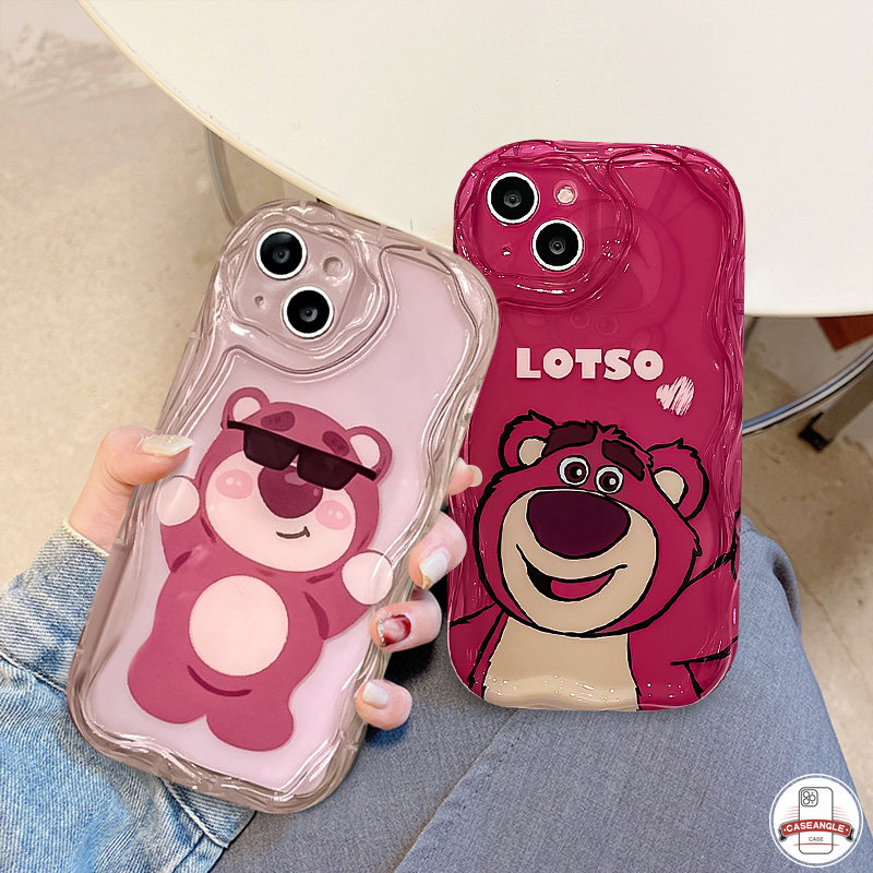 Ốp Điện Thoại Viền Cong Hình Gấu 3D Cho Samsung A12 14 24 23 04S 52 32 13 50 30S 04 03 03S 02S 20 30 20S 10S 51 21S 11