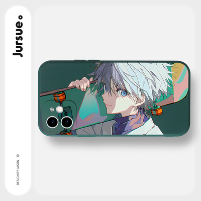 Ốp lưng JURSUE mềm chống bẩn hoạt hình độc lạ ngầu Cho iPhone 17 16 15 14 13 12 11 Pro Max SE 2020 X XR XS ip 8 7 Plus Y3541