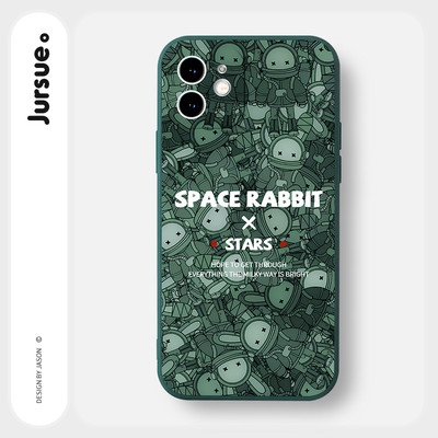Ốp lưng JURSUE mềm chống sốc hình độc lạ ngầu nam Cho iPhone 17 16 15 14 13 12 11 Pro Max SE 2020 X XR XS ip 8 7 Plus Y3540