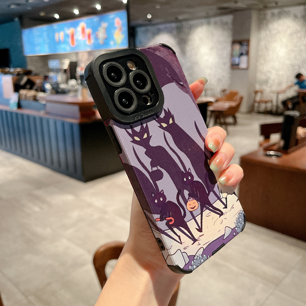 Ốp Lưng Hình Con Mèo Cho iPhone 14Promax / 14Pro / 14 / 13 / 12 / 11 / X / 8P / 7P / 7 / 6P
