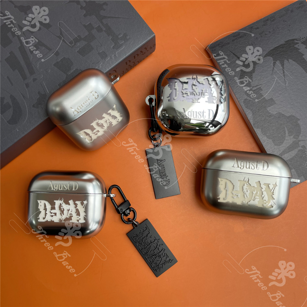 Dday Vỏ Bảo Vệ Hộp Sạc Tai Nghe airpods pro2 2022 gen 3 2022 gen 3 Bằng Kim Loại Có Móc Khóa Hình bts-7 / samsung buds live pro buds 2 2pro 2022