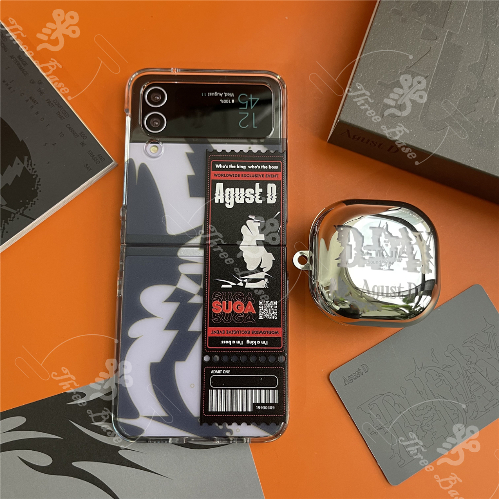 Dday Vỏ Bảo Vệ Hộp Sạc Tai Nghe airpods pro2 2022 gen 3 2022 gen 3 Bằng Kim Loại Có Móc Khóa Hình bts-7 / samsung buds live pro buds 2 2pro 2022