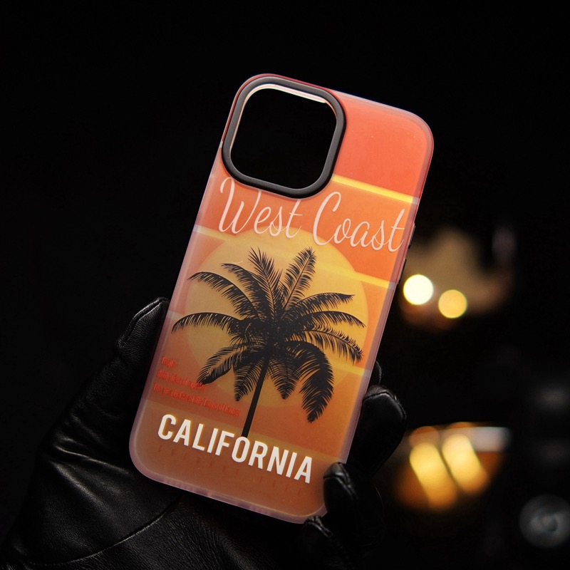 Ốp Điện Thoại acrylic Cứng / Nhám In Hình Quả Dừa Cho compatible for iPhone 11 12 13 14 pro max