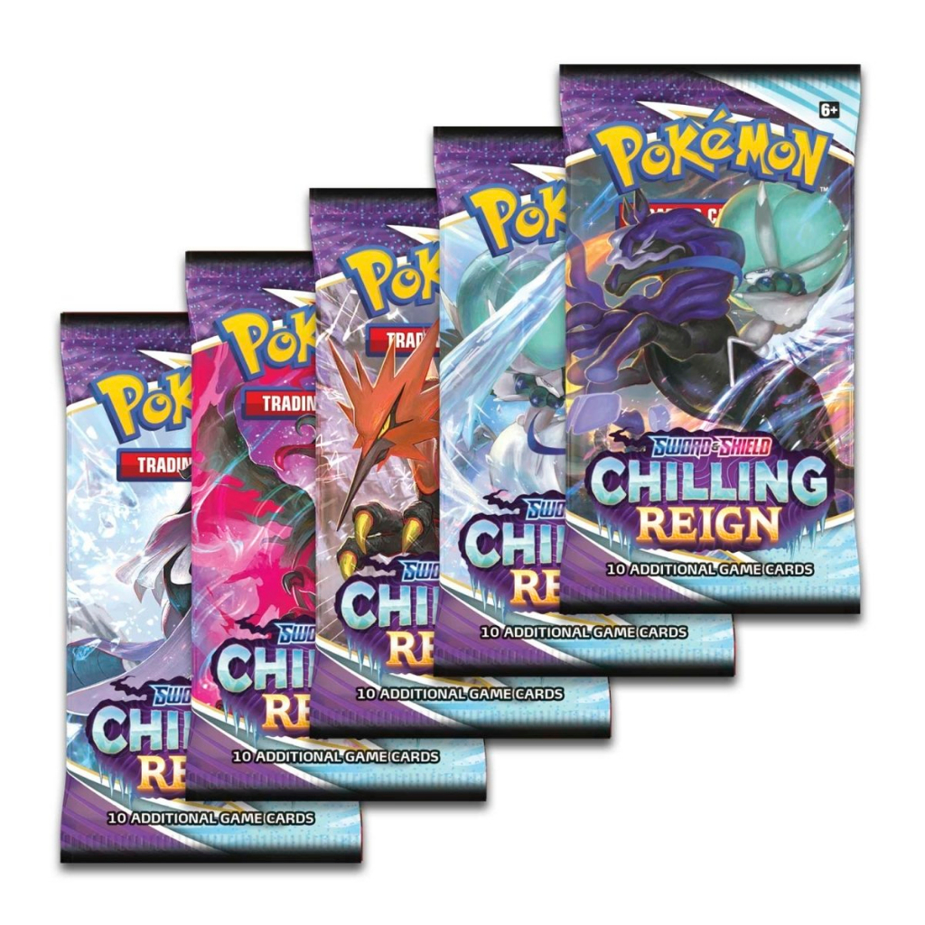 360 thẻ Pokemon Sword&Shield Chilling Reign Hộp hiển thị Supercharger Pokemon TCG
