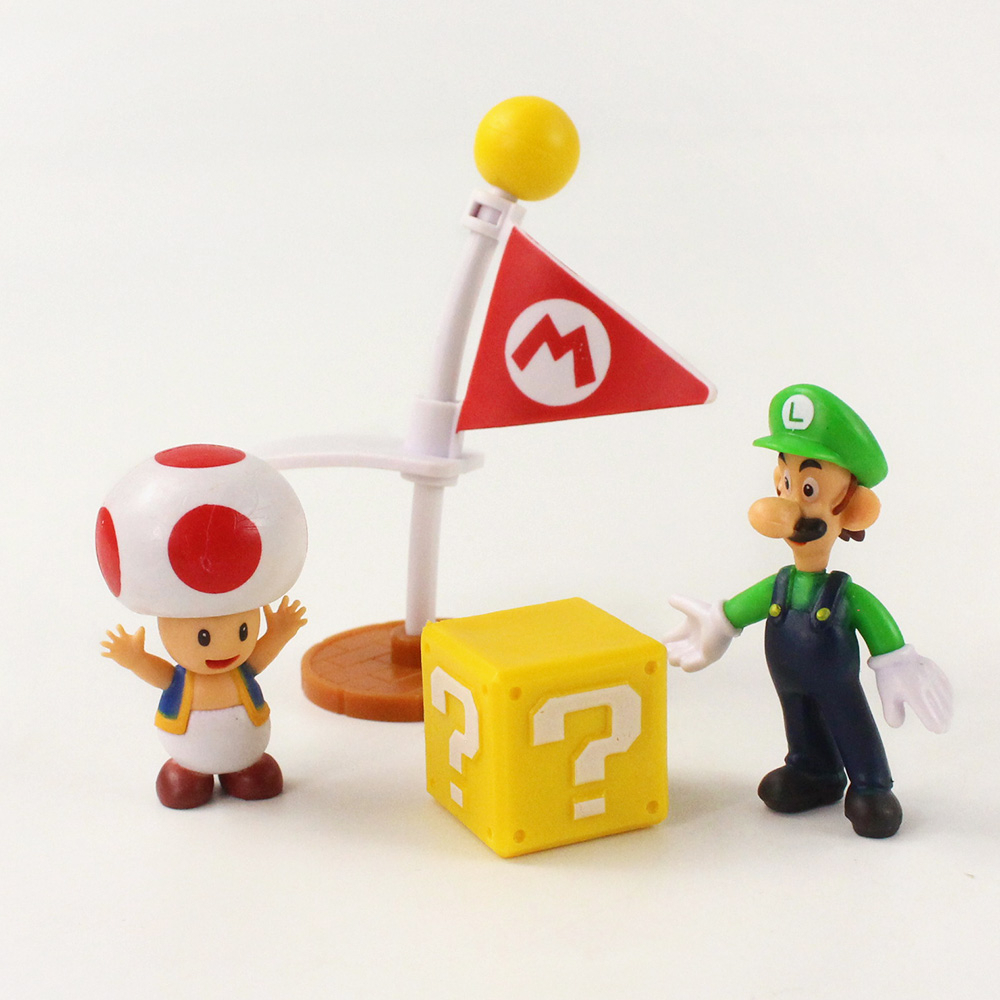 NINTENDO Bộ 12 Nhân Vật Game Super Mario Kích Thước 4-10cm Mô Hình Đồ Chơi Nhân Vật Yoshi Koopa Goomba Trong Game "Mario Luigi"