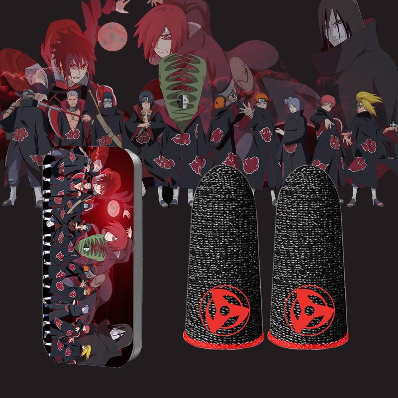 Cũi ngón tay chơi game BlueWow sợi bạc chống mồ hôi chuyên nghiệp họa tiết Naruto-Akatsuki 2023