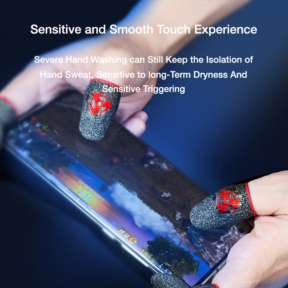 Cũi ngón tay chơi game BlueWow sợi bạc chống mồ hôi chuyên nghiệp họa tiết Naruto-Akatsuki 2023