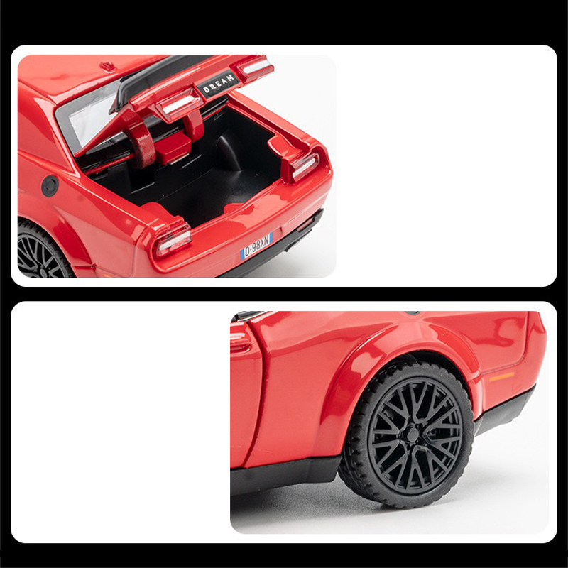 Mô Hình Xe Ô Tô Dodge Challenger SRT Tỉ Lệ 1: 32