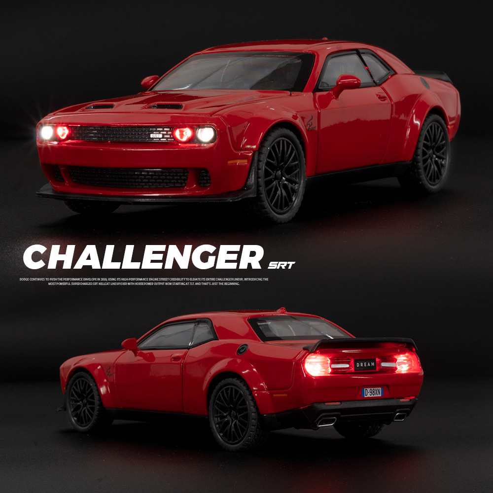 Mô Hình Xe Ô Tô Dodge Challenger SRT Tỉ Lệ 1: 32
