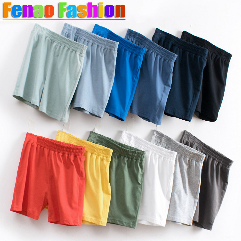 Quần Short Cotton Màu Trơn Dễ Phối Đồ Thời Trang Cho Bé Trai