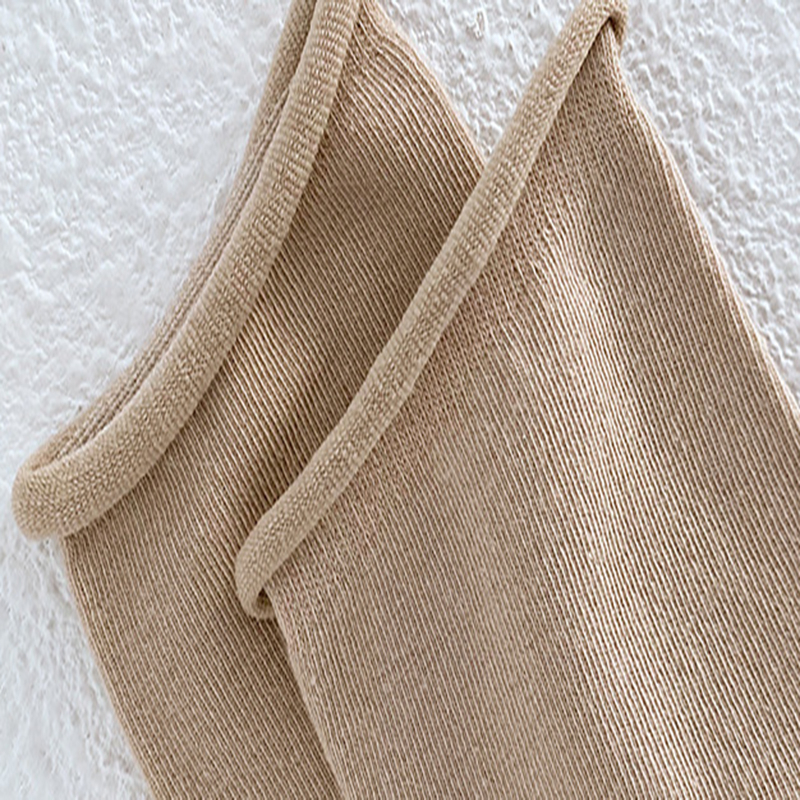 FHYL Vớ Cotton Cổ Vừa Màu Sắc Ngọt Ngào Phong Cách Hàn Quốc Thời Trang Mùa Hè Cho Nữ