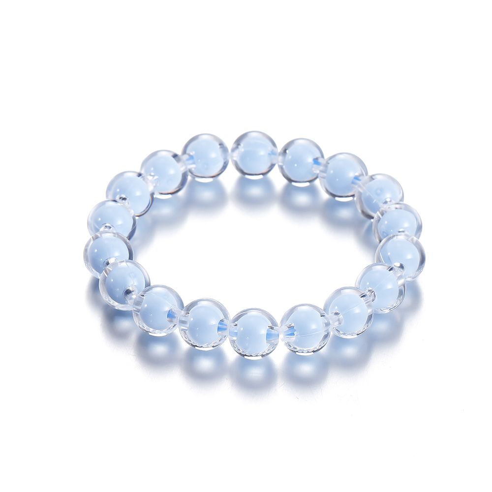 1 Túi Hạt Xỏ Lỗ Tròn Bằng Acrylic Trong Suốt 8-12mm Dùng Làm Trang Sức DIY