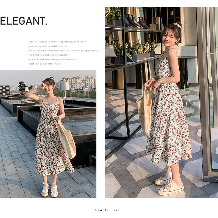 Đầm Nữ Cổ Chữ V Tay Ngắn Thêu Hoa Phong Cách Pháp Thanh Lịch Thời Trang