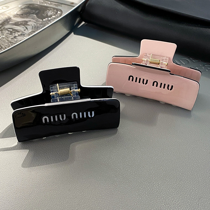 Miumiu acetic Kẹp Tóc Hình Chữ Nhật Đơn Giản Thời Trang Mùa Hè Cho Nữ
