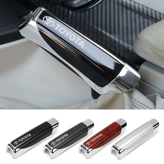 Vỏ Bọc Trang Trí Phanh Tay Họa Tiết Sợi carbon Cho Xe Toyota
