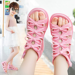Giày Sandal Đế Mềm Chống Trượt Phong Cách Hàn Quốc Cho Bé Gái