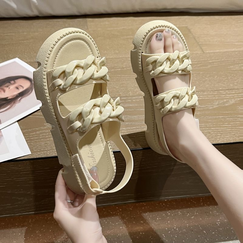JUSLIN dép dép nữ dép bánh mì nữ dép bánh mì nữ 2023 NEW 052504