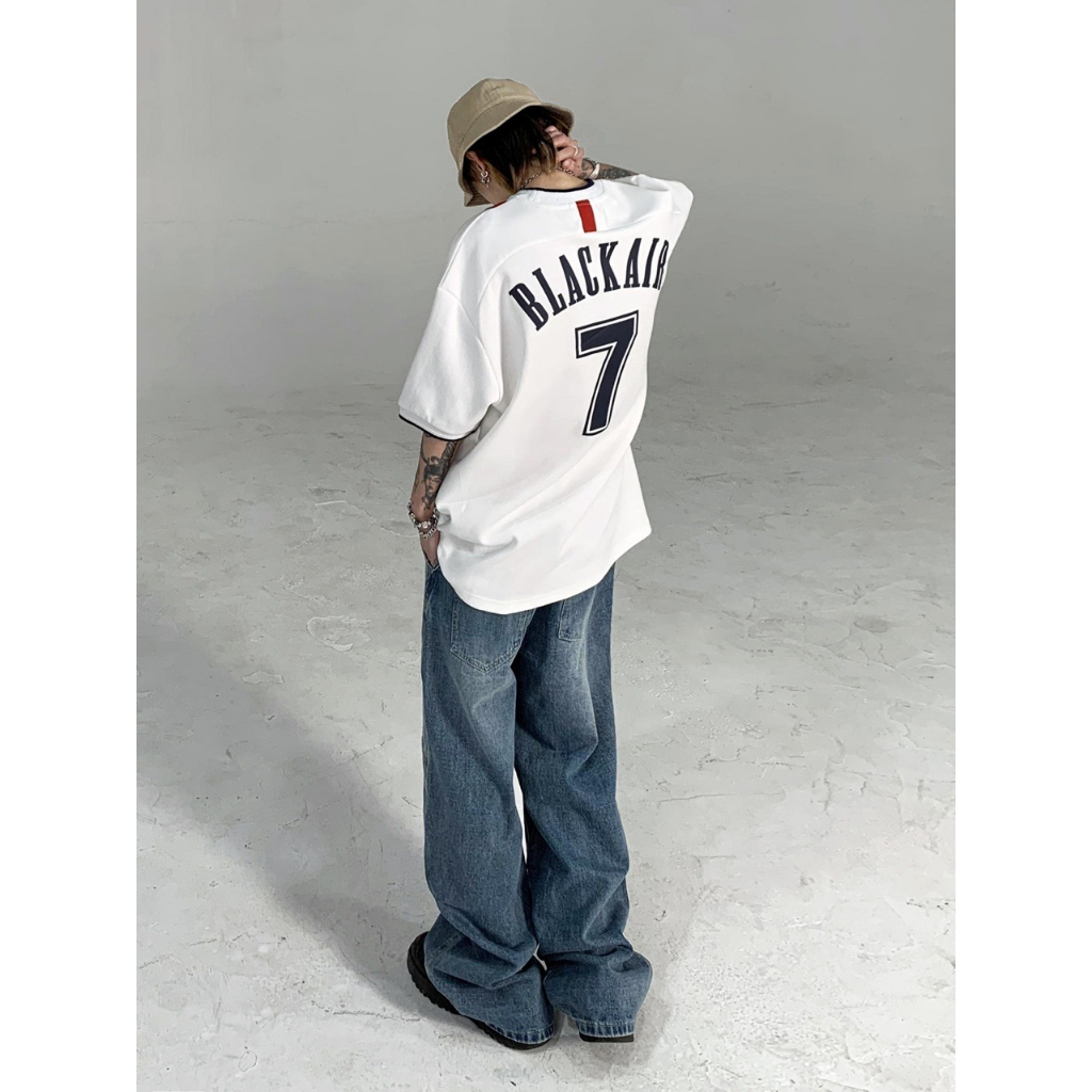 Áo thun AOKANG tay ngắn cổ tròn phong cách năng động thời trang cho nam nữ