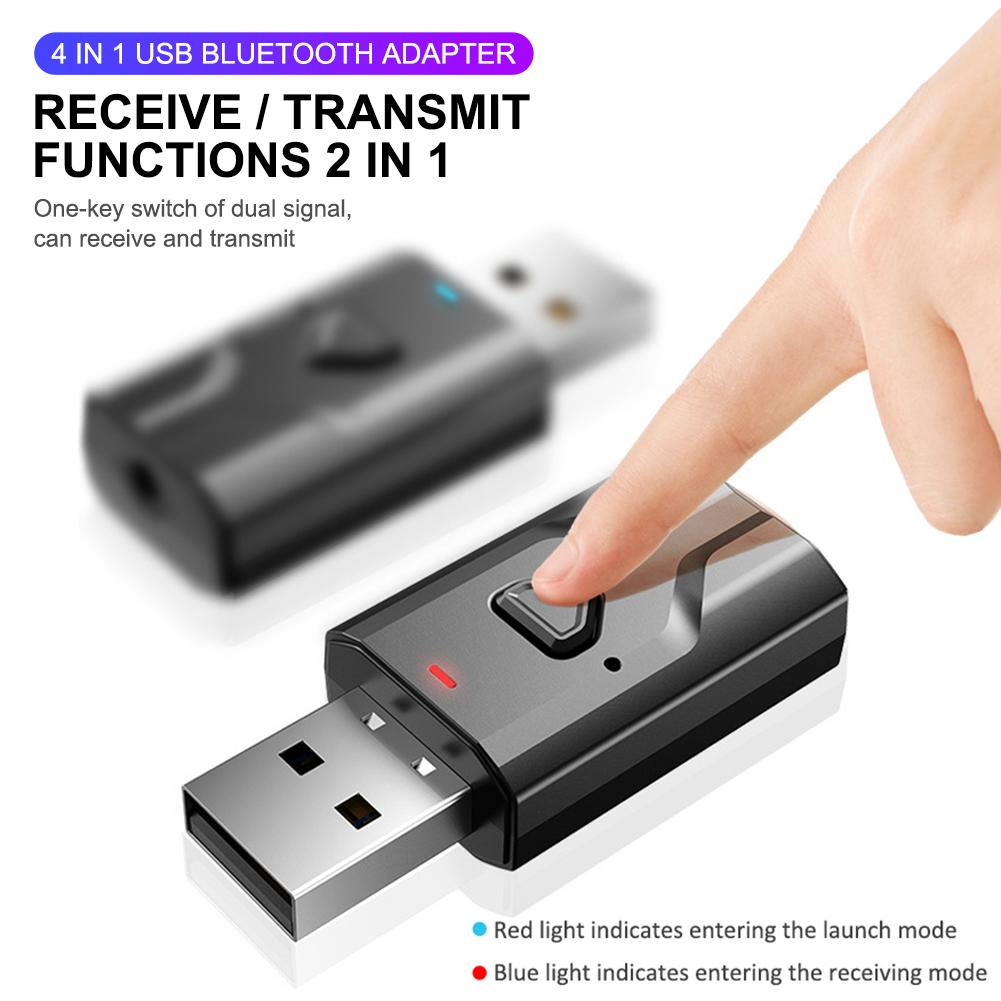 Thiết Bị Nhận Tín Hiệu Âm Thanh Bluetooth 5.0 AUX RCA USB 3.5mm Không Dây Cho TV / PC / Xe Hơi
