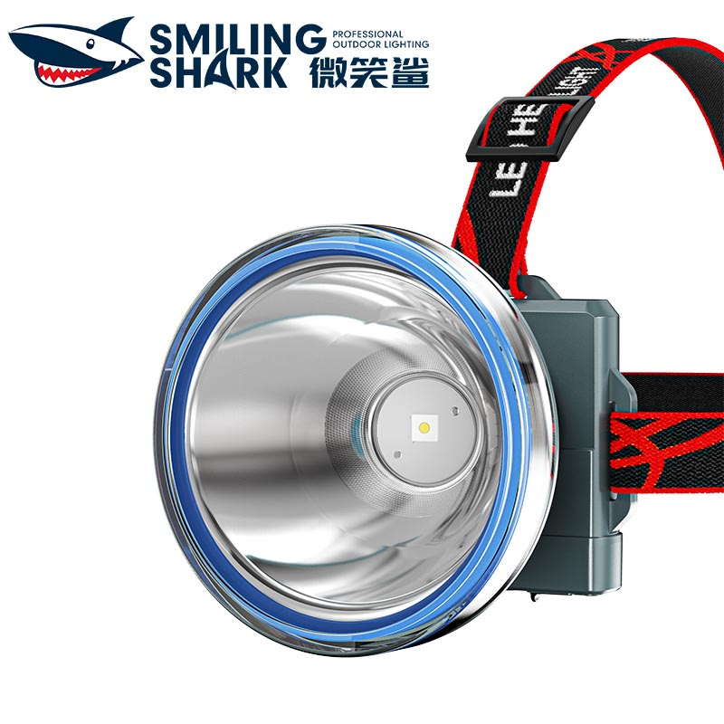 SmilingShark TD8015 đèn pin đội đầu M80 6000lm Siêu Sáng Trắng/Vàng 4 chế độ Type-C Sạc IPX6 Chống Nước Cho Cắm Trại Đi Bộ Đường Dài Câu Cá