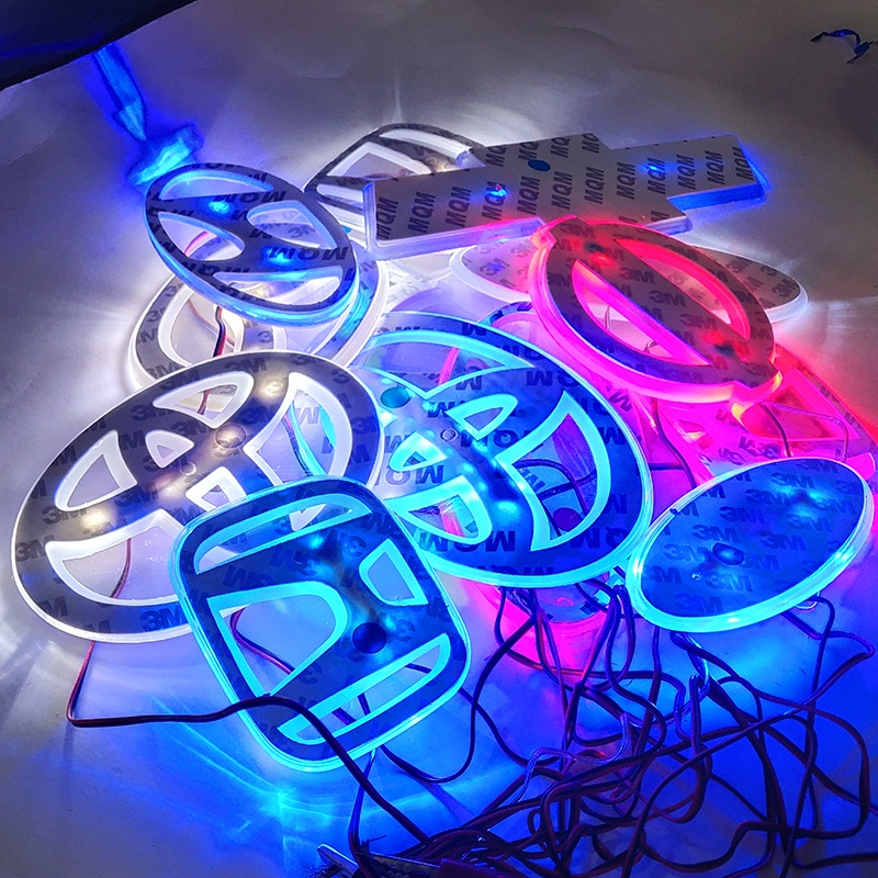 Đèn LED Logo Hyundai 2D Cho Xe Hơi